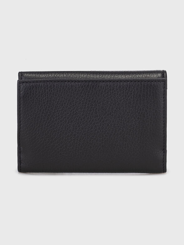 Leather wallet in beige - 2