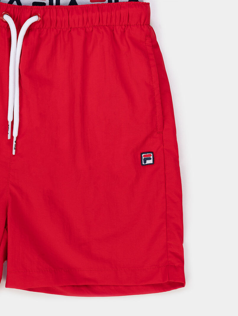 RENE red swim shorts - 3