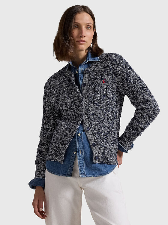 Памучна жилетка с копчета - 1