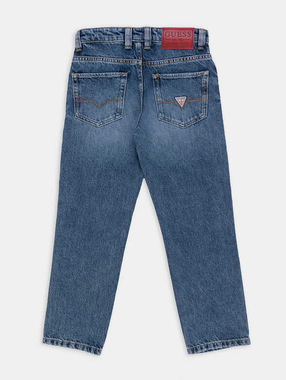 Oversize jeans in blue color - 2