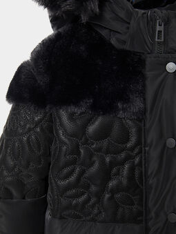 Winter padded jacket with hood - 3