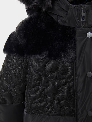 Winter padded jacket with hood - 3