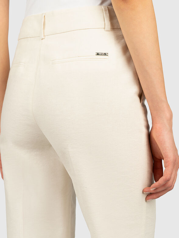 High-wasted chino trousers - 3