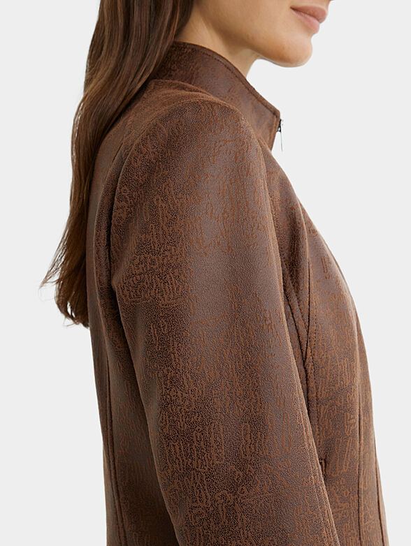 Slim high neck jacket COMARUGA - 6