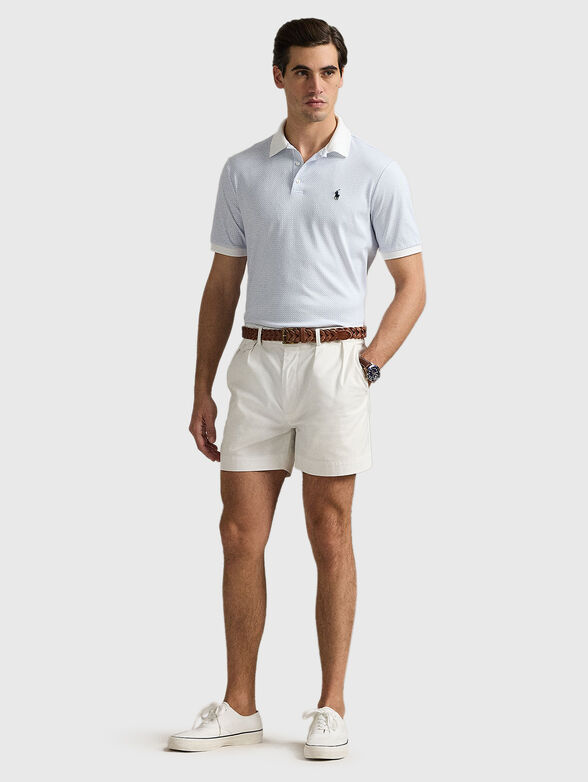 Micro print cotton polo shirt - 2