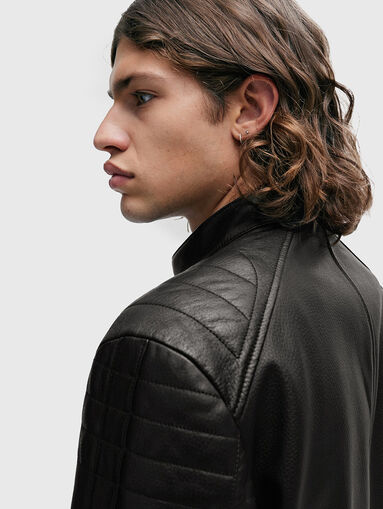 LEWIS black leather jacket - 4
