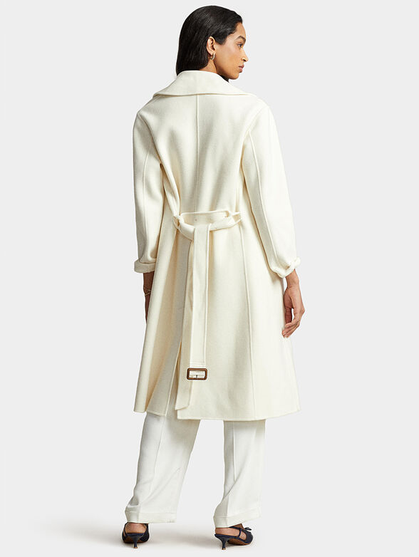 Coat with accent buckle - 2