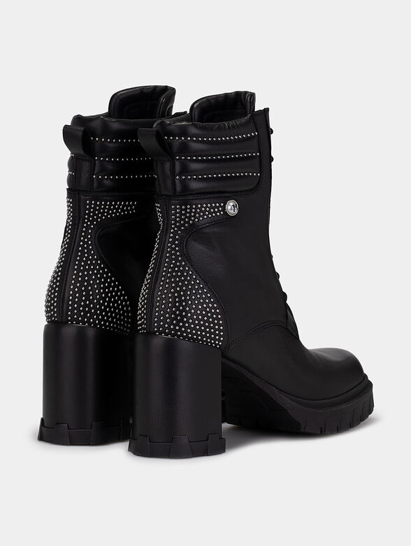 Ankle boots with accent studs - 3