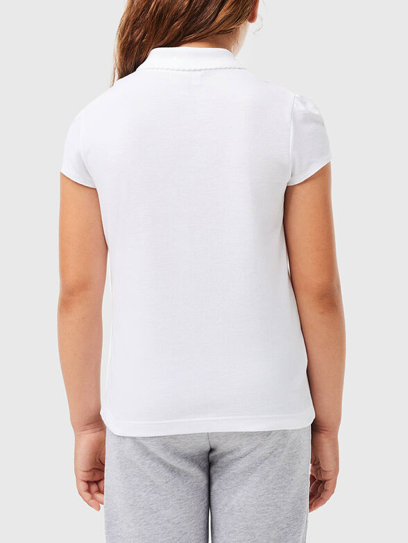 Contrast-logo polo shirt  - 2