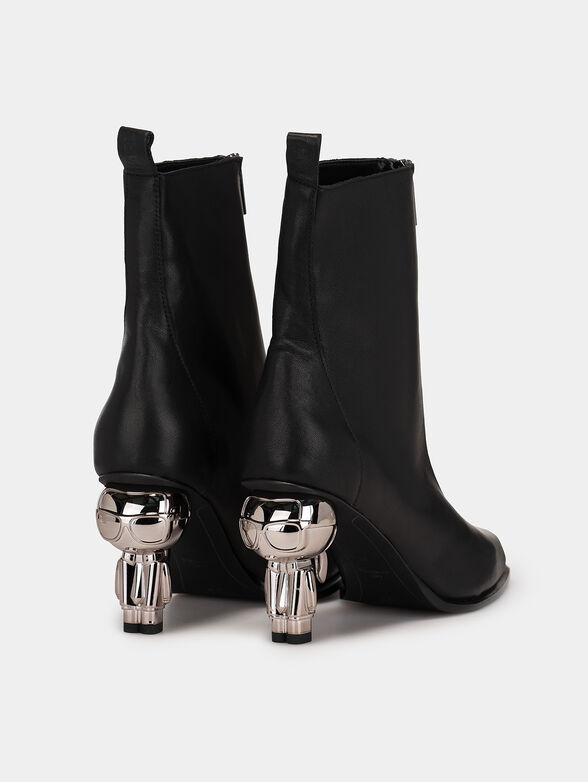 IKON ankle boots with accent heels - 3