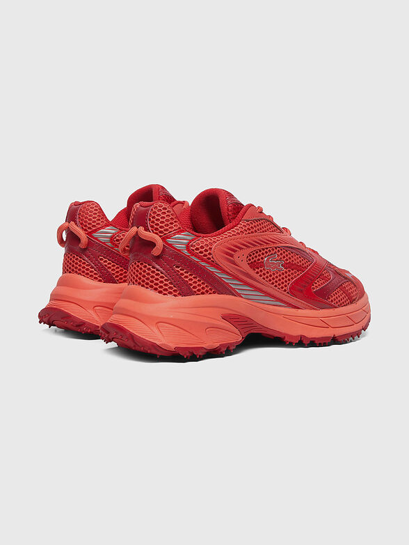 Sports shoes with logo in green - 3