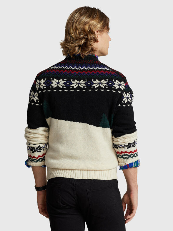 Sweater in wool blend with Polo Bear motif - 3