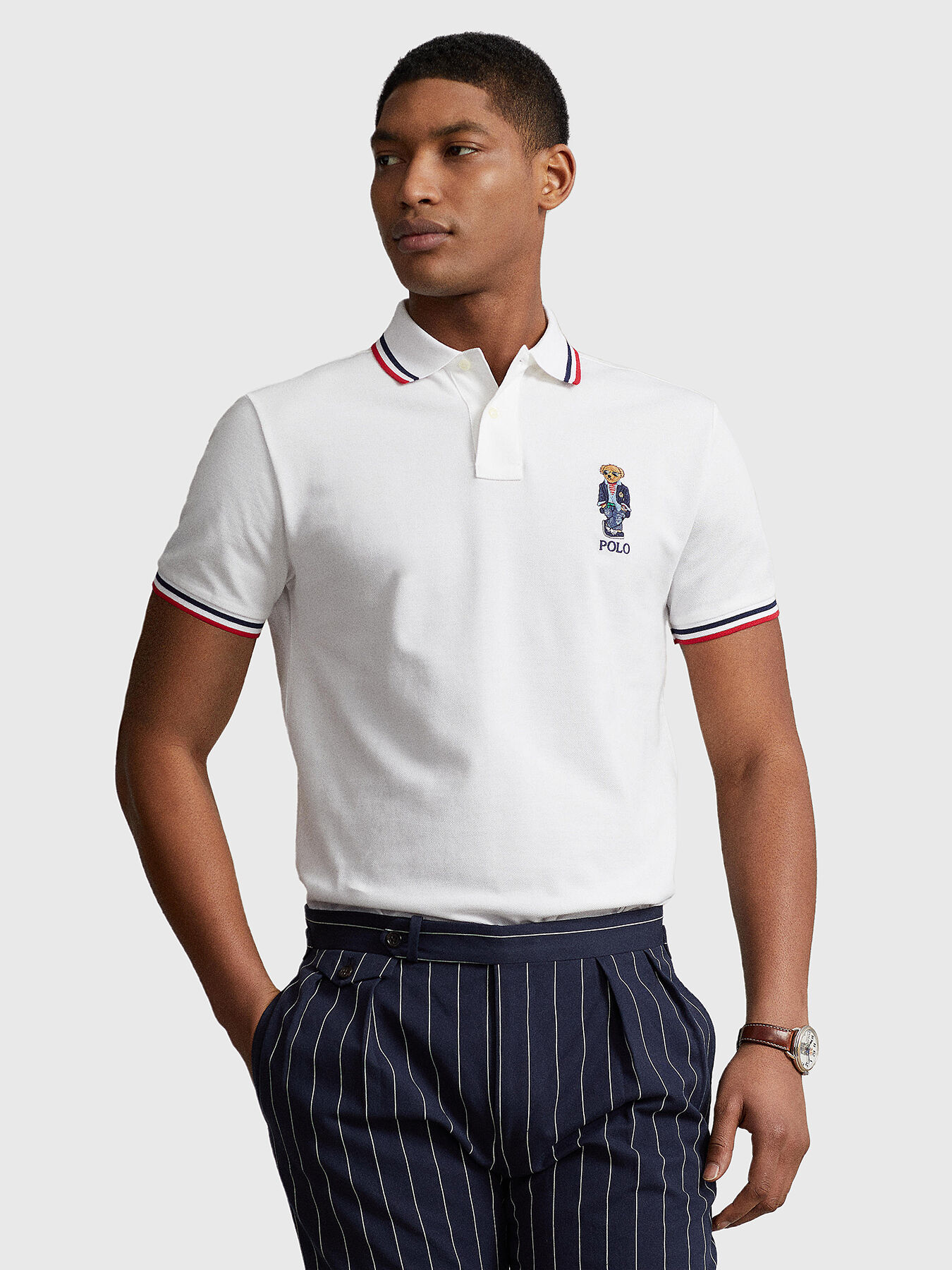 Polo bear outlet collar shirt