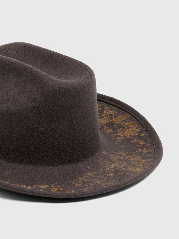 Wool fedora hat - 2