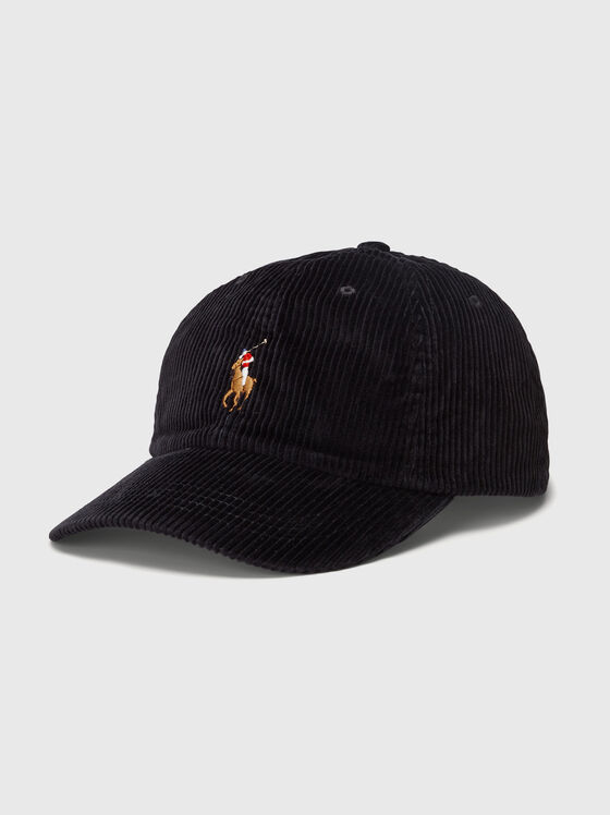 Черна шапка с лого  - 1