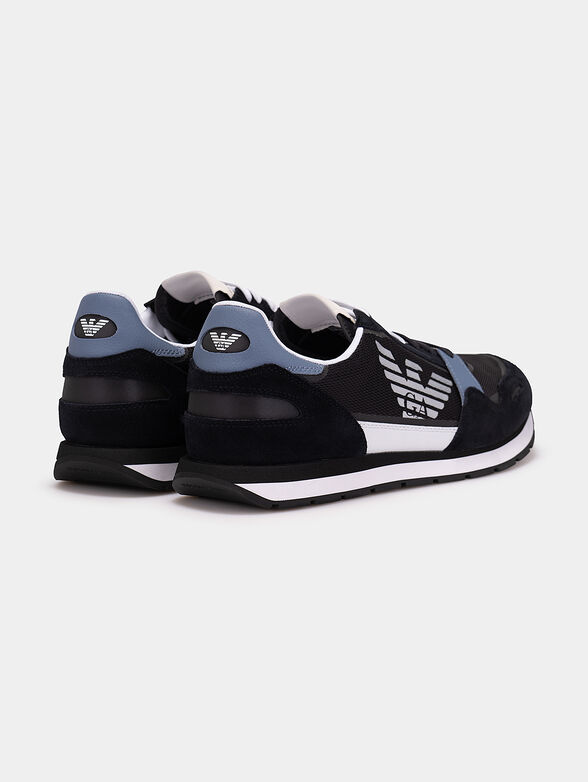 Sneakers with maxi logo print - 3