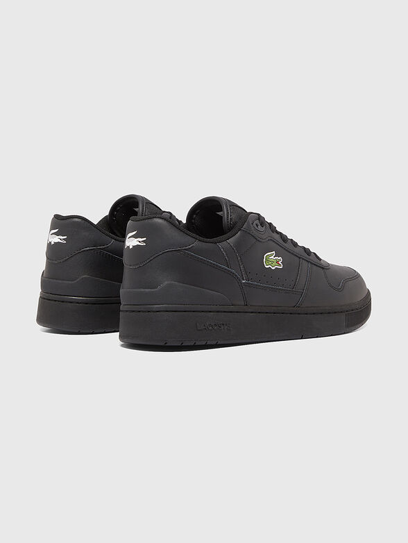 Black leather sneakers - 3