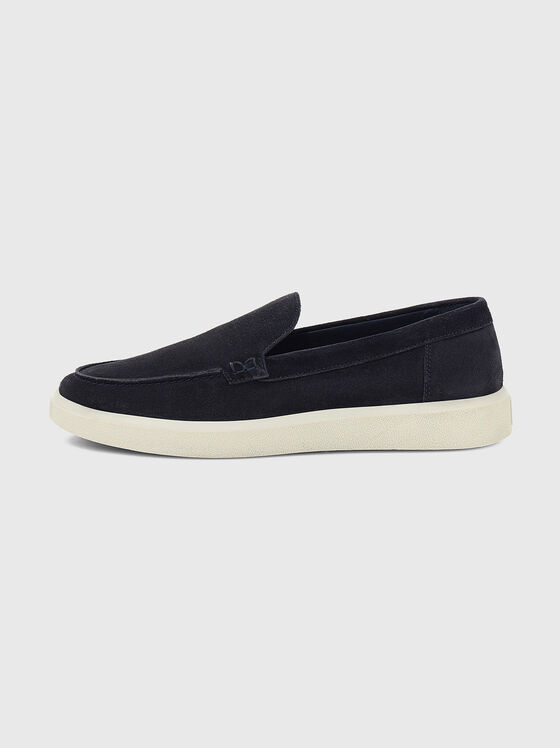 Navy suede loafers - 1