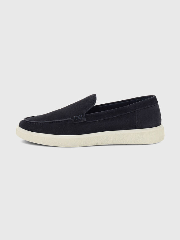 Navy suede loafers - 1