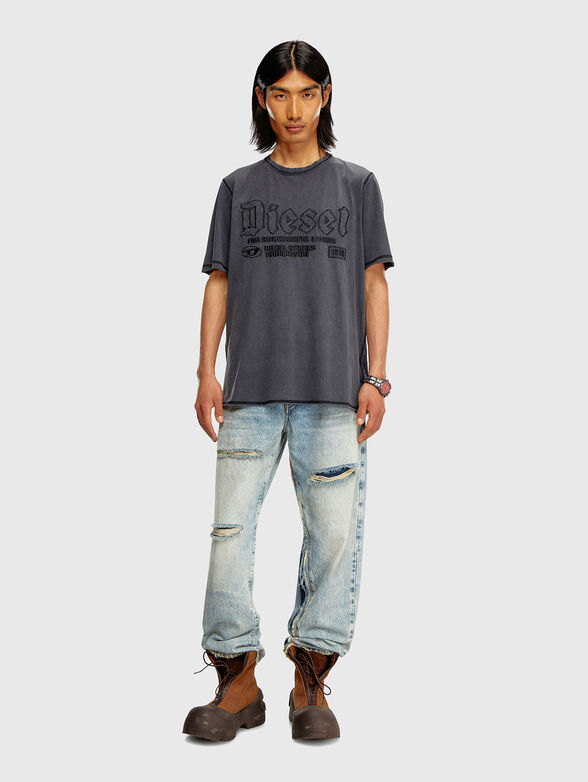 T-RAWJUST T-shirt with accent embroidery - 2