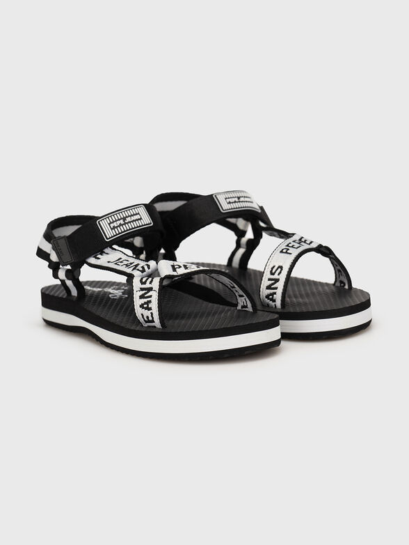POOL W LOGO sandals with logo  - 2