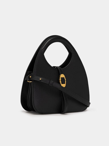 COSIMA black leather bag - 4