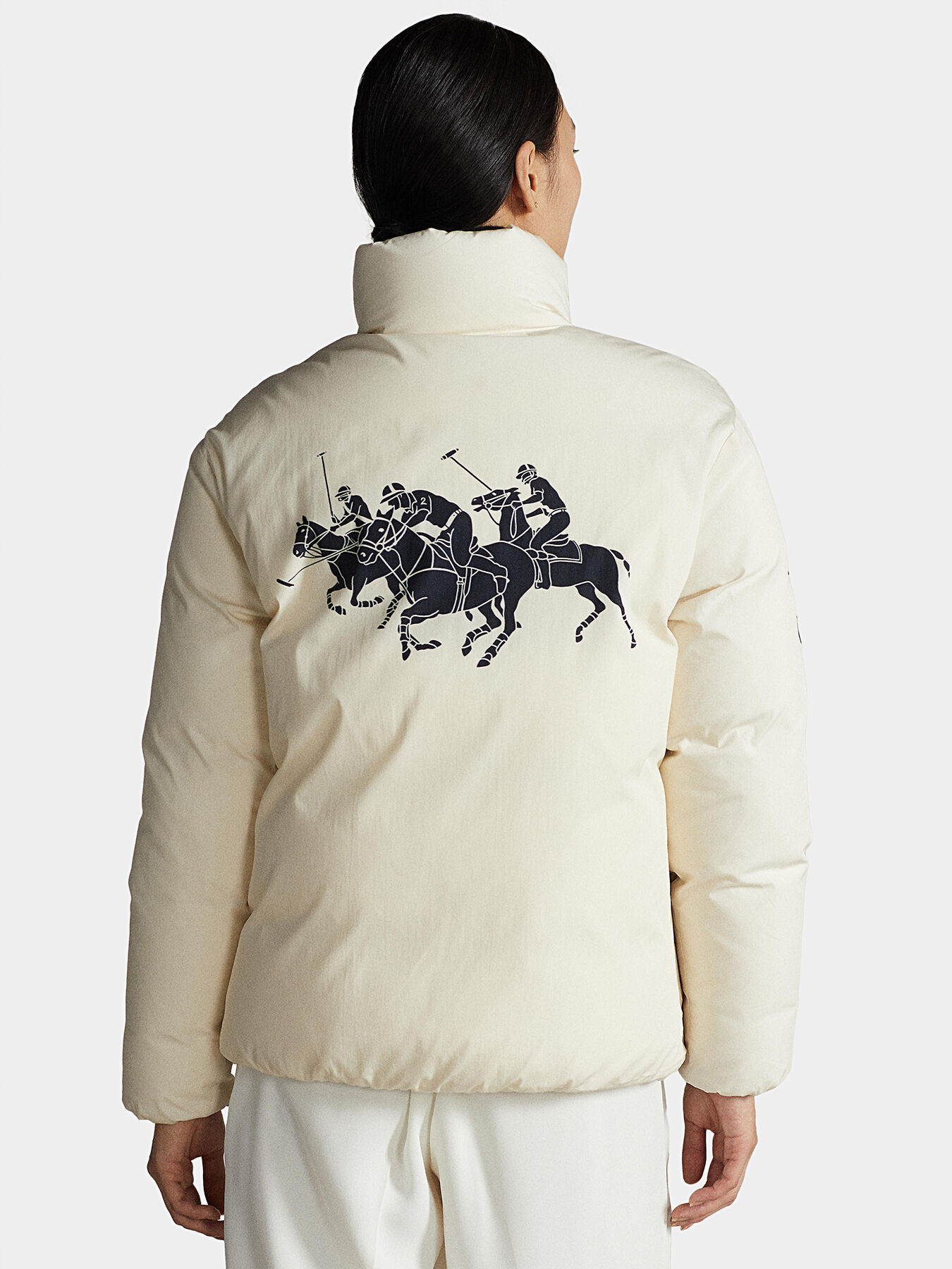 Padded jacket with accent print on the back brand POLO RALPH LAUREN —  Globalbrandsstore.com/en