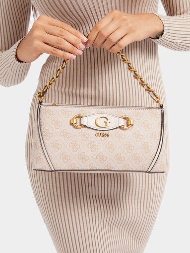IZZY hobo bag with logo print - 4
