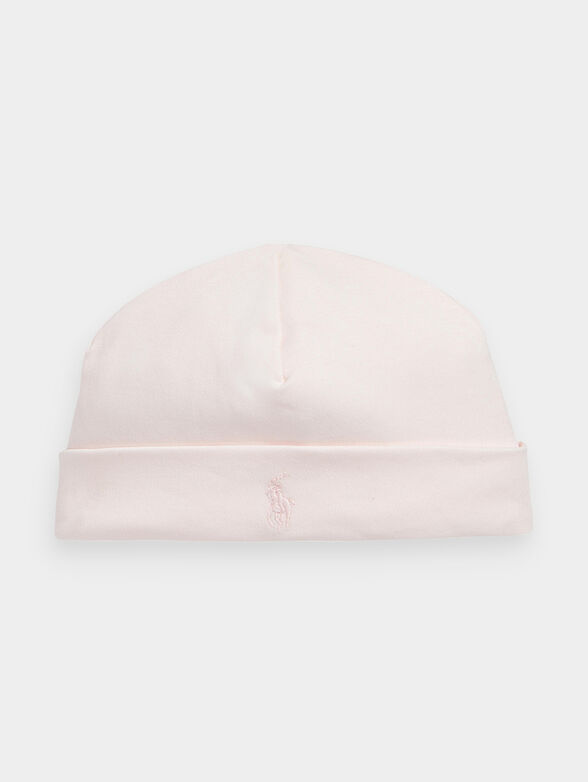 Pink cotton hat - 1