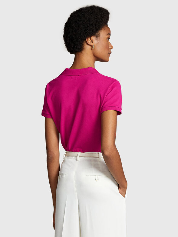 JULIE Polo shirt with contrast logo   - 3