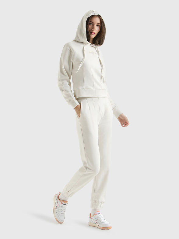 Black sweatshirt with logo detail - 2