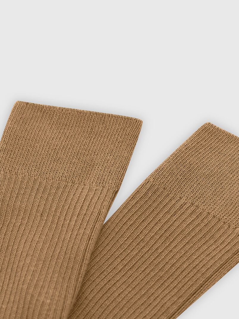 Beige socks - 3