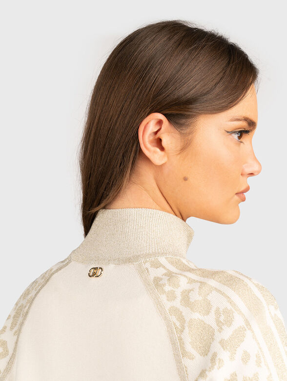 Sweatshirt with animal print - 4