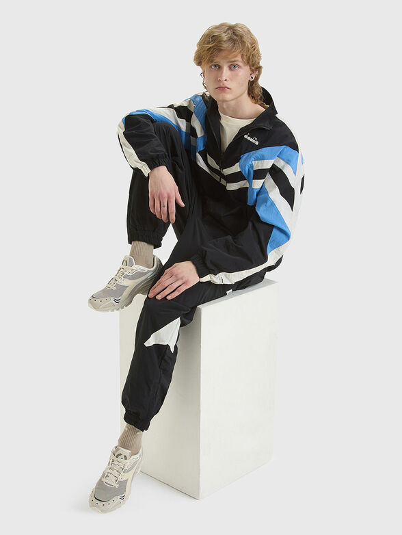 LEGACY unisex black jacket with contrast details - 6