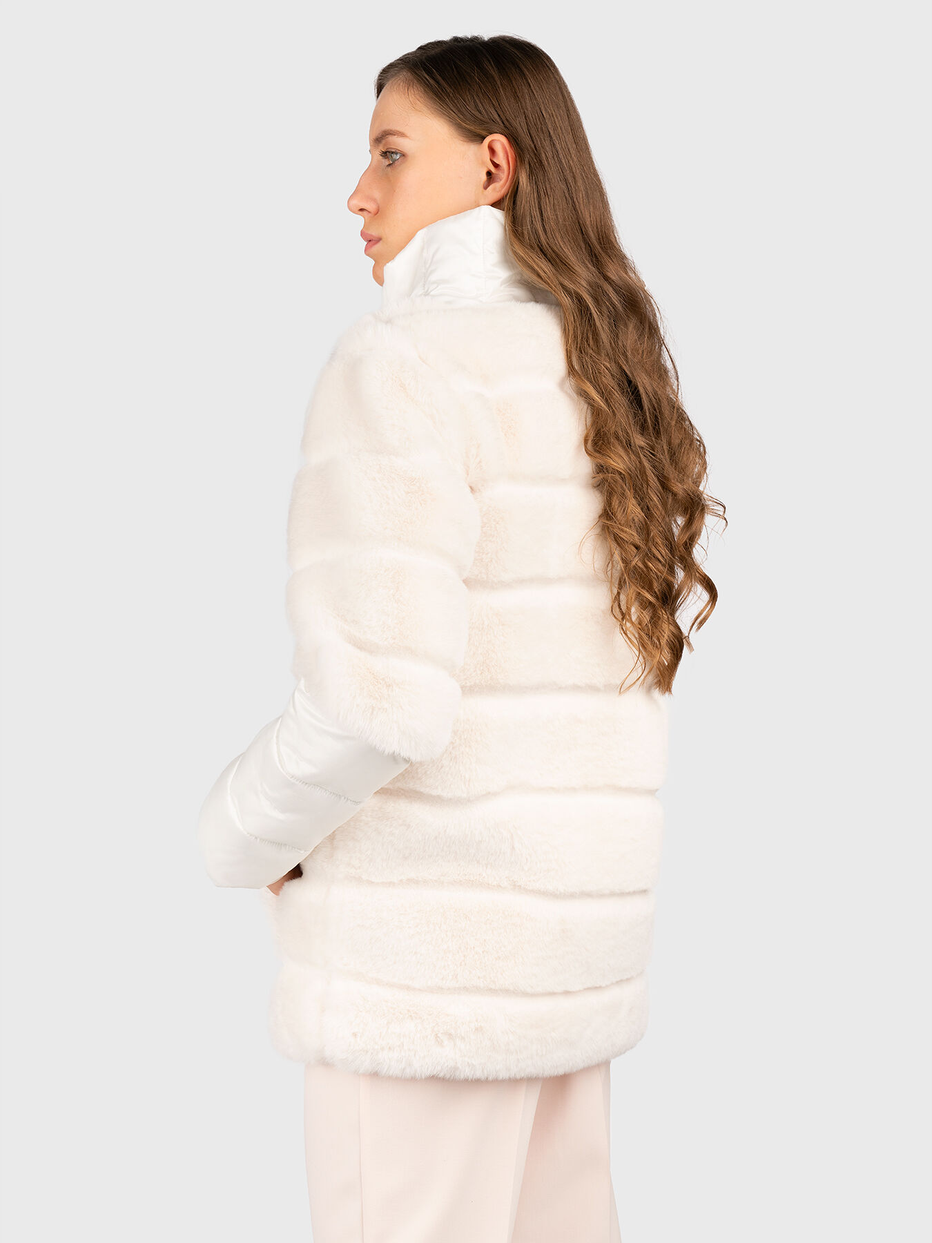 VICKY padded faux fur coat brand Marciano