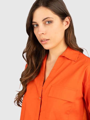 Cotton shirt with pocket - 2