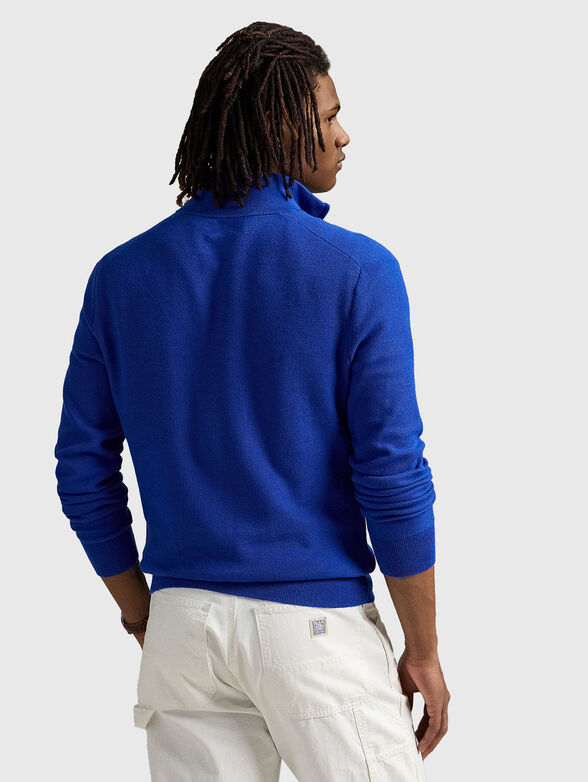 Cotton sweater with logo - 3