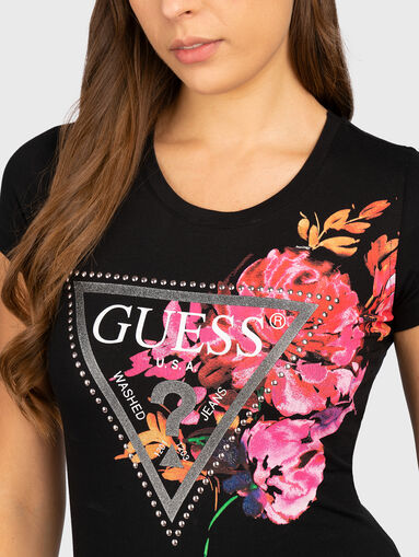 T-shirt with floral motifs - 5