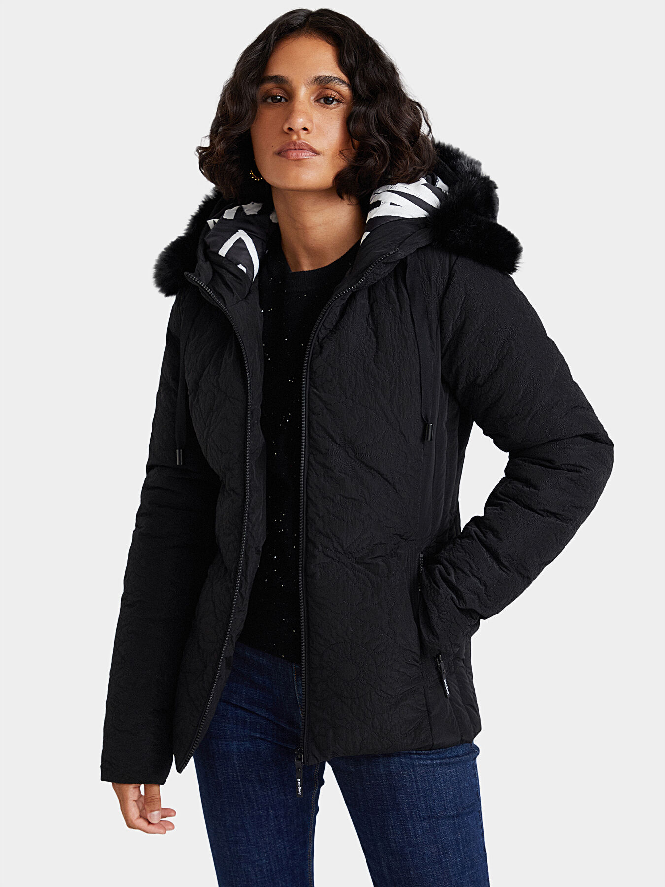 Desigual black jacket online