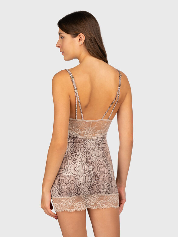 LILY nightgown with animal print - 1