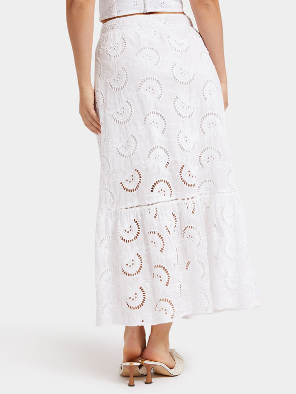 SMERALDA maxi skirt with embroidery - 2