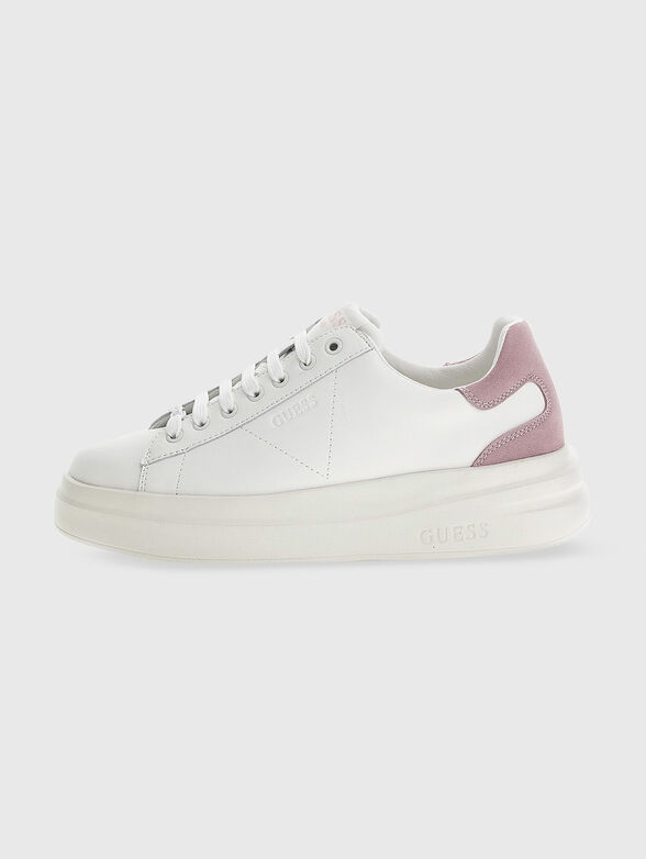 ELBINA white sneakers with contrasting elements - 1