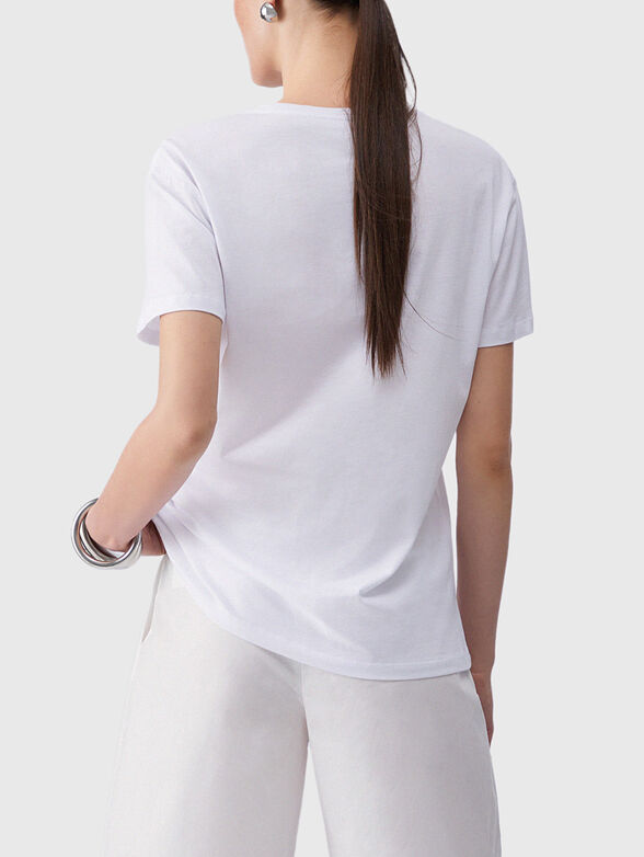 T-shirt with logo applique - 3