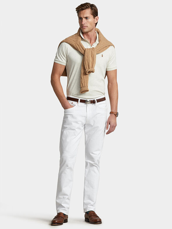 Polo-shirt with multicolour logo embroidery - 2