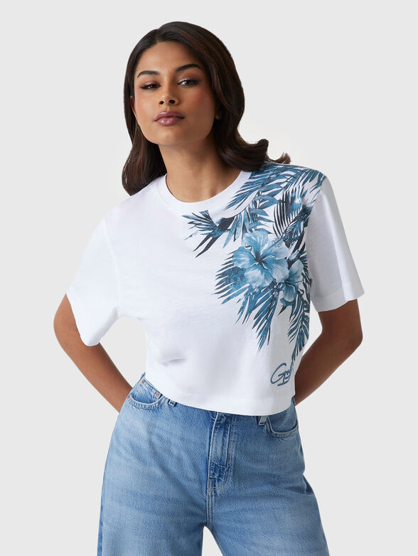 T-shirt with floral print - 1