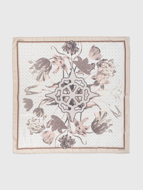 Floral printed foulard - 2