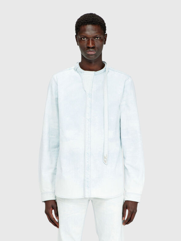 Long-sleeved shirt made of a cotton blend - 1