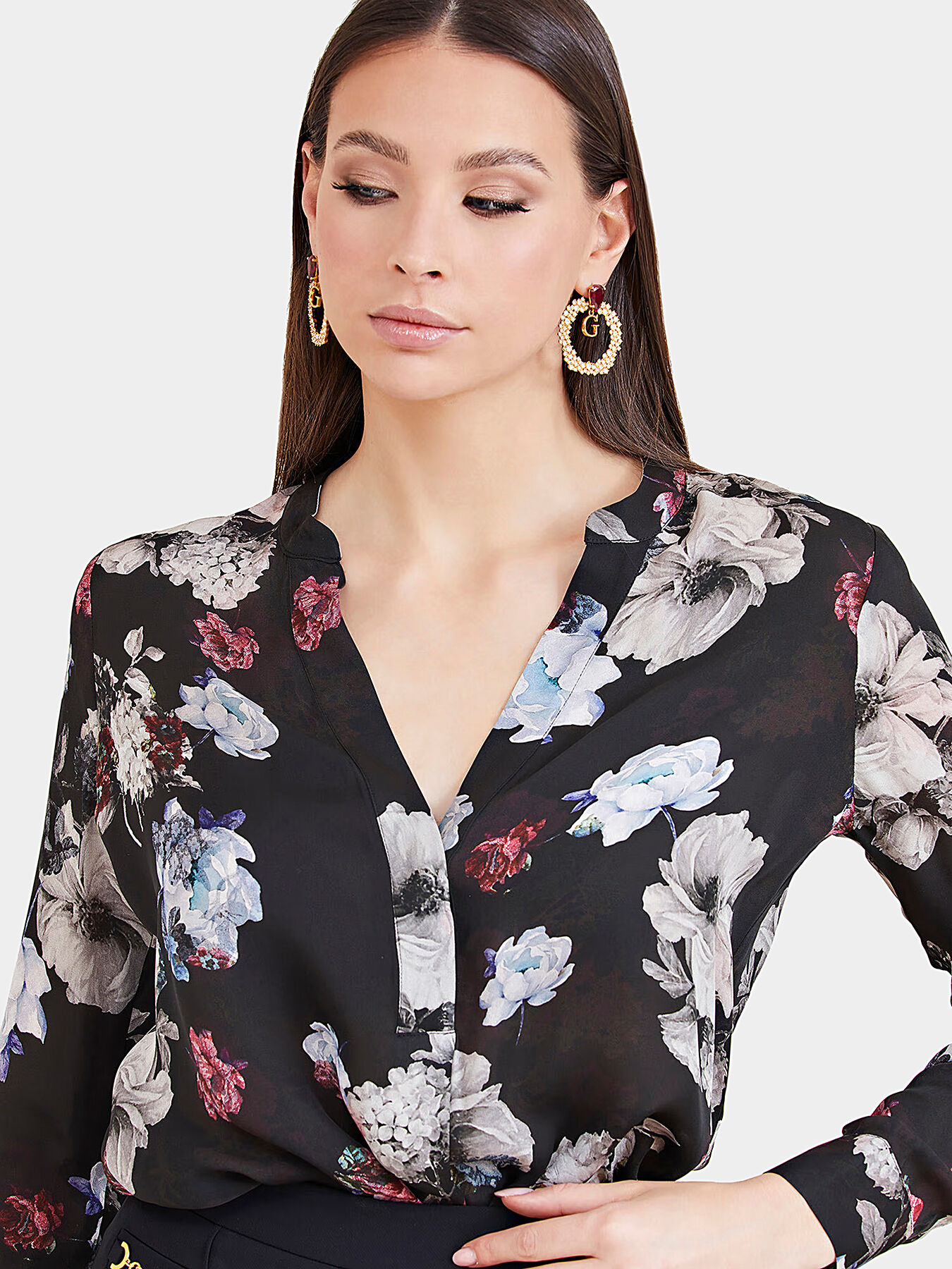 CYNTHIA silk blouse brand Marciano — Globalbrandsstore.com/en