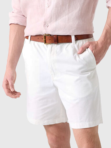 Cotton shorts with an elastic waistband - 4