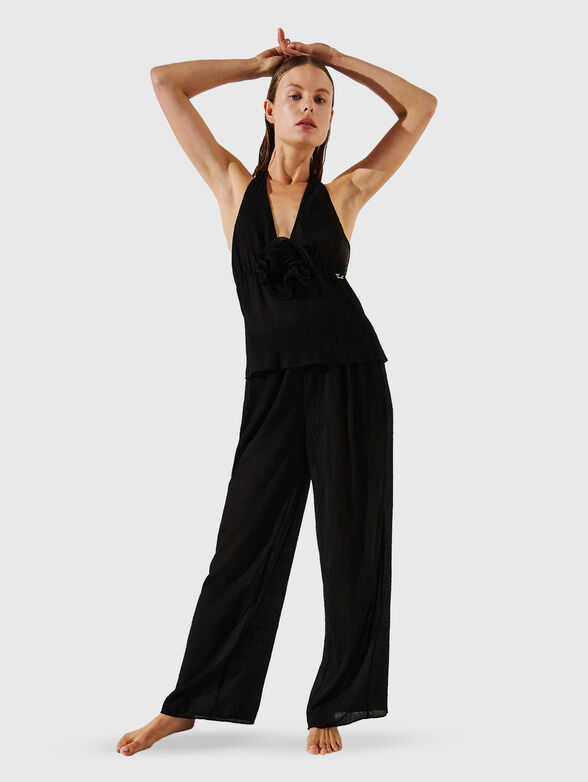 Beach trousers with high waist - 4